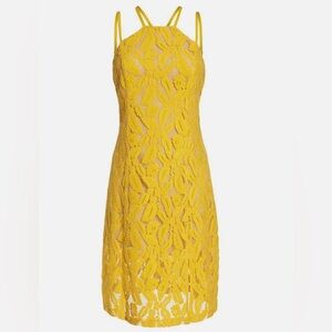 Ali & Jay Plantain Lace Halter Dress size L
